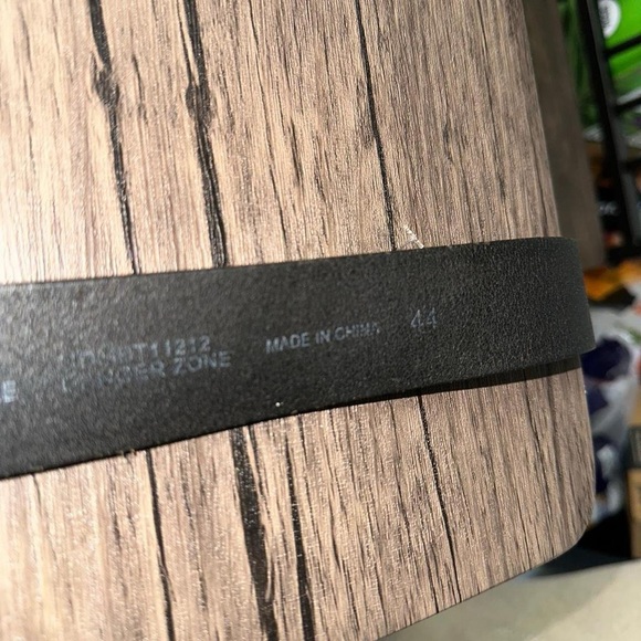 Authentic Black Buffalo Hide leather Harley Davidson belt - Picture 5 of 6